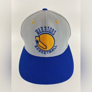 Mitchell & Ness Golden State Warriors Fitted Hat, Blue & Gray, Size 7-1/8